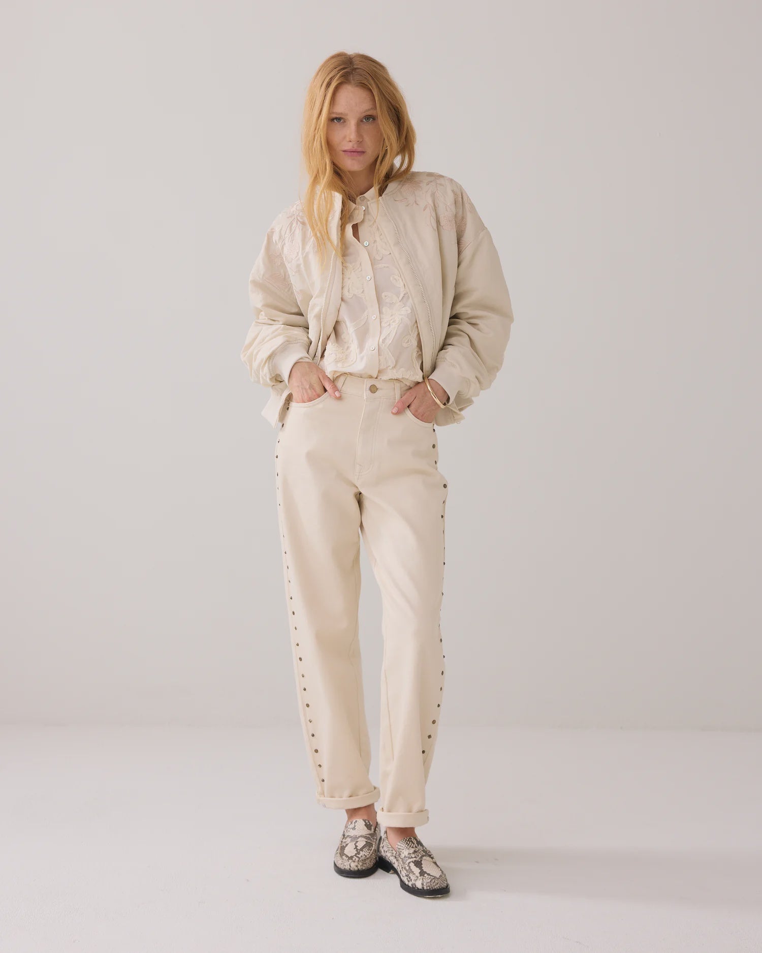 Summum Jacket bomber Padded embroidery