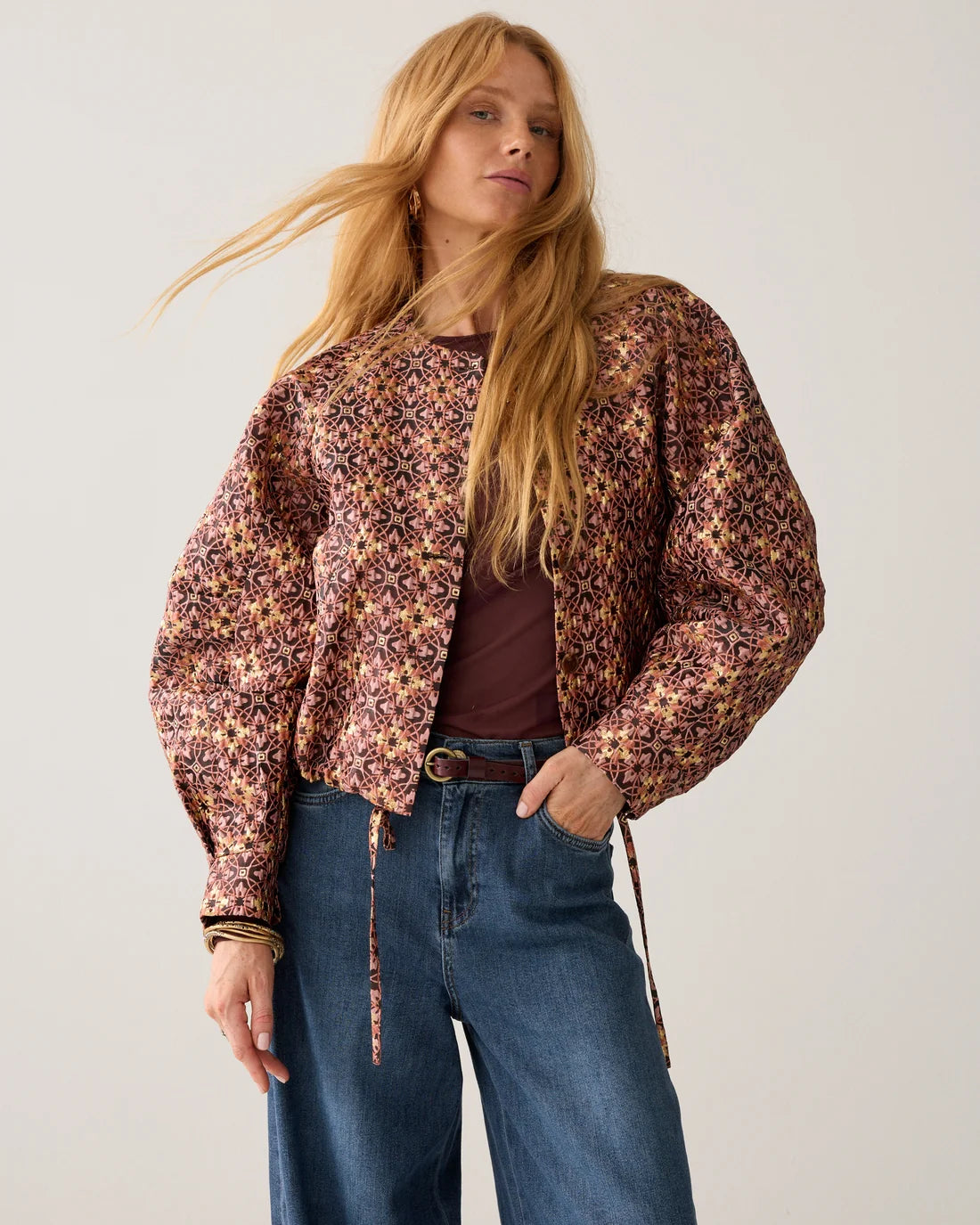 Summum Jacket in jacquard lurex