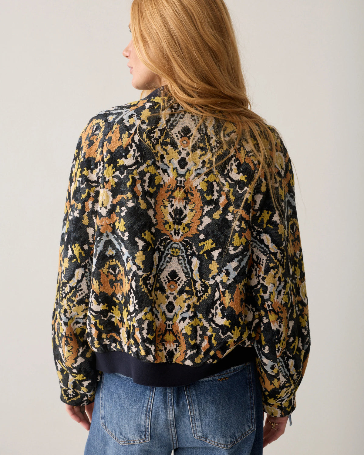 Summum Jacquard bomber jacket