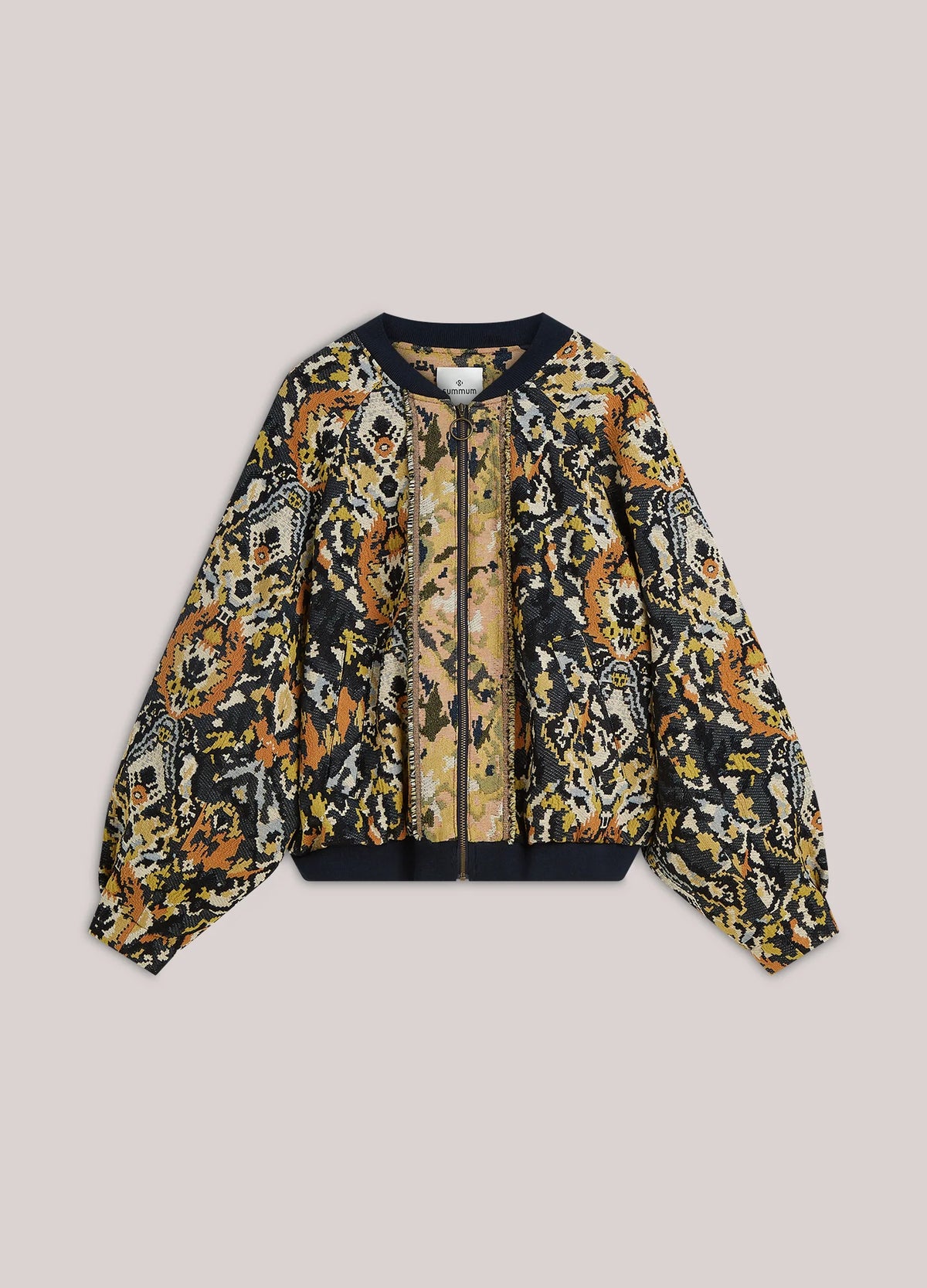 Summum Jacquard bomber jacket
