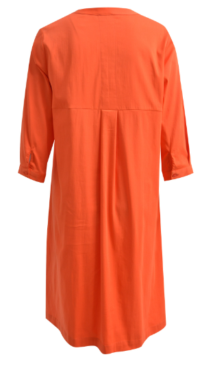 MILANO ITALY Hot Orange Dress