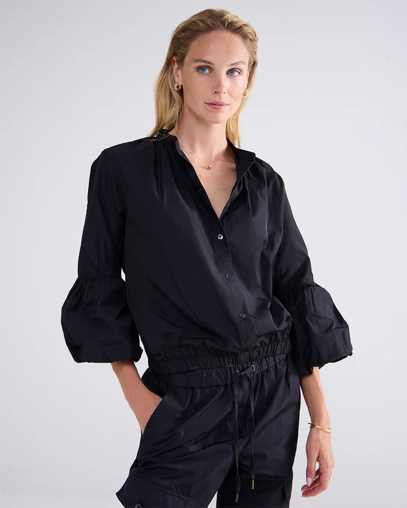 Summum Blouse with balloon sleeves