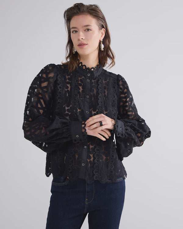 Summum Blouse Lace Organza