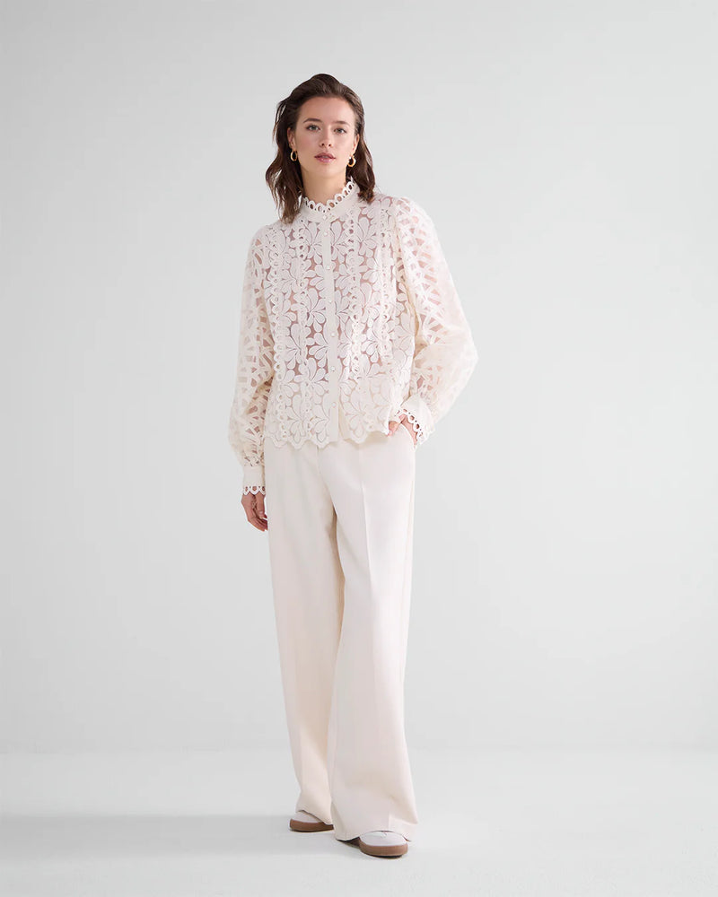 Summum Blouse woven lace