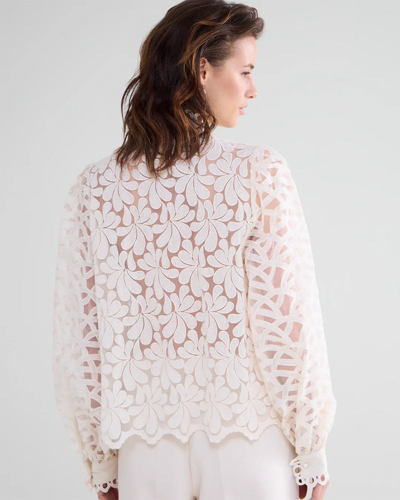 Summum Blouse woven lace