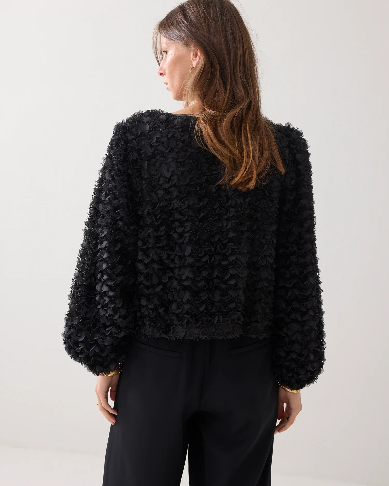 Summum Fluffy boxy jacket