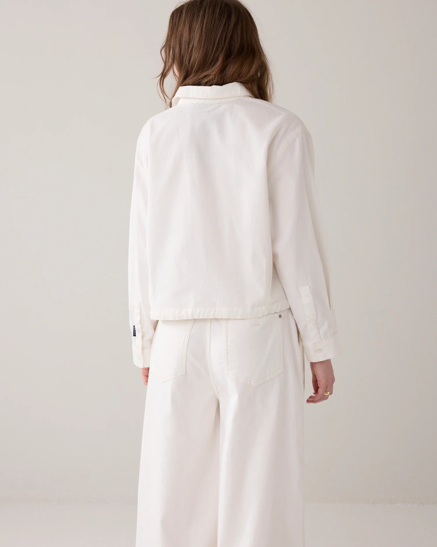 Summum Denim blouse in soft twill