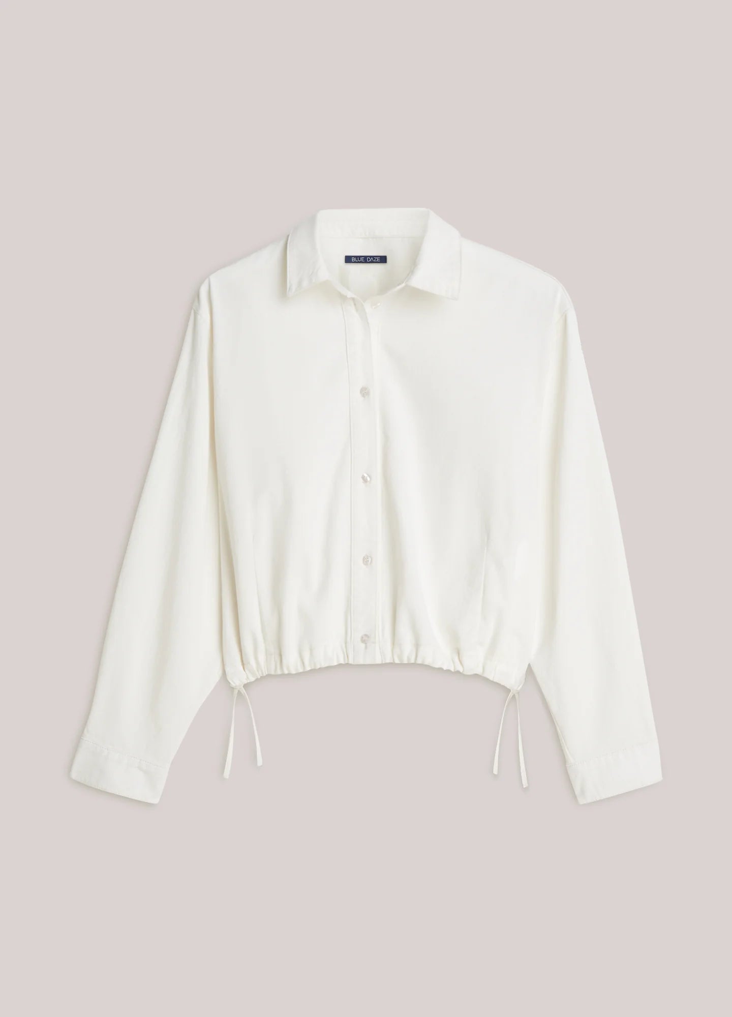 Summum Denim blouse in soft twill
