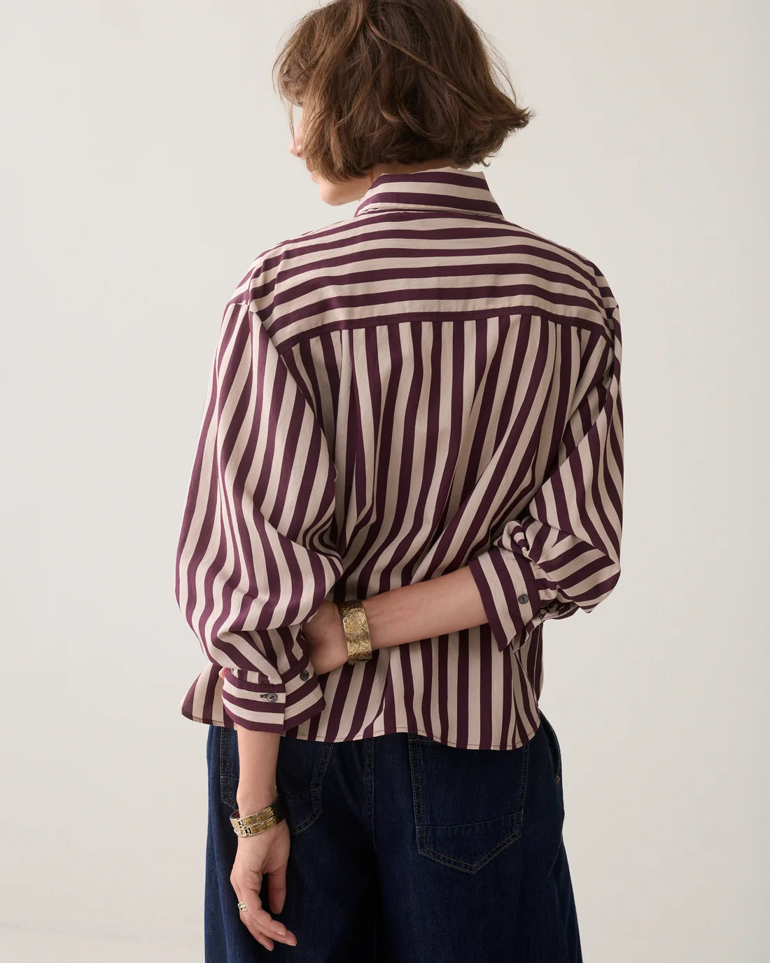 Summum Striped Ecovero blouse