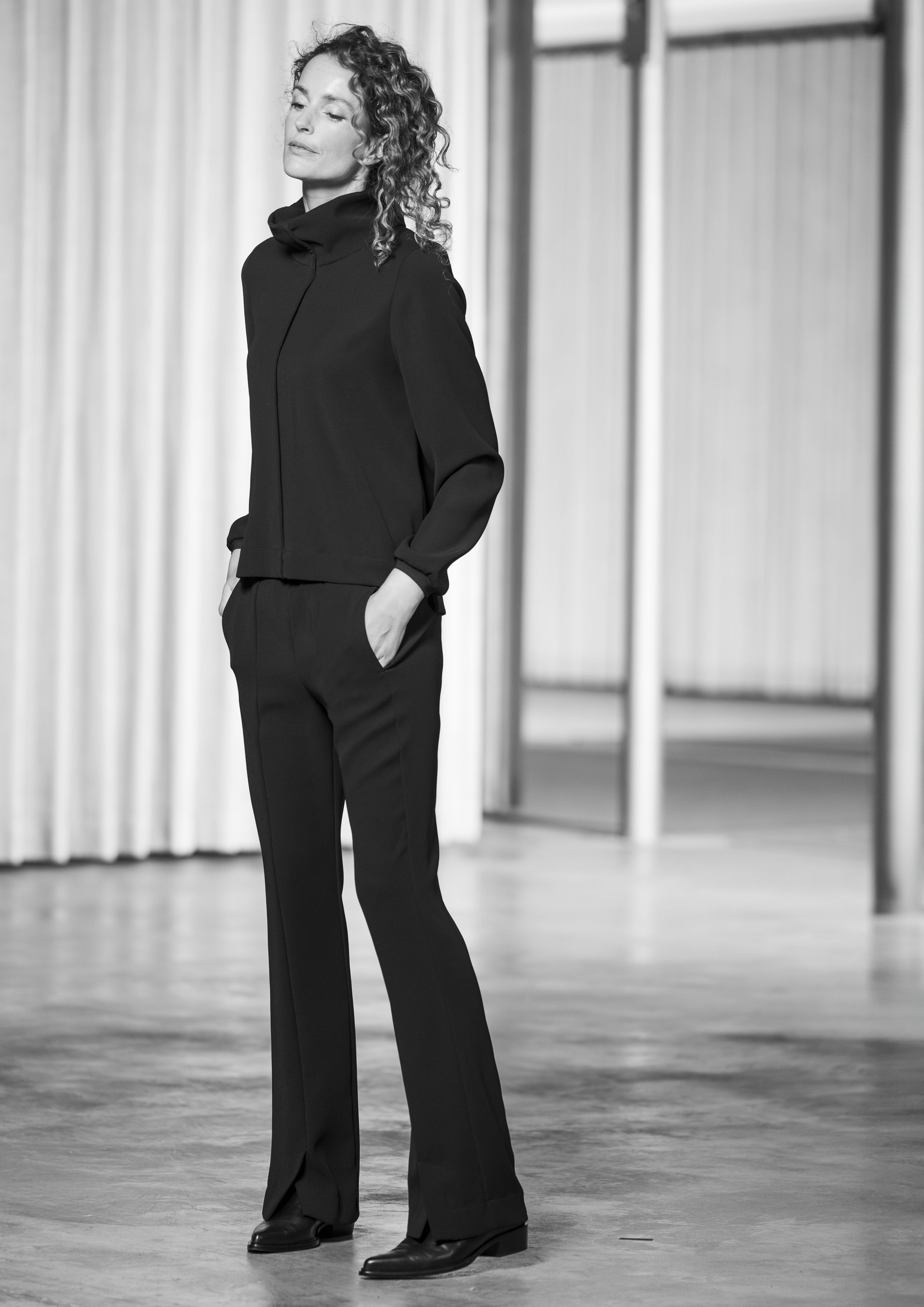 ANIA SCHIERHOLT HIGH NECK BLOUSE