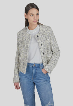 Marc Aurel Tweed jacket with sequins