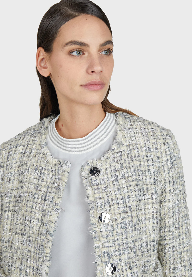 Marc Aurel Tweed jacket with sequins