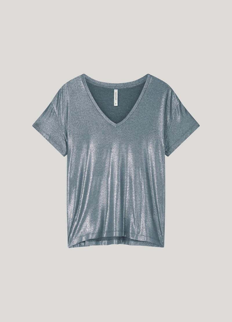 Summum SHINY BASIC V-NECK TOP