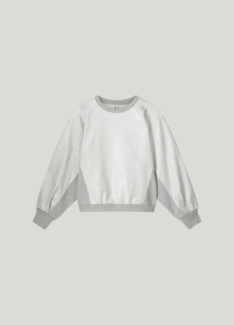 Summum METALLIC CREW-NECK SWEATSHIRTm