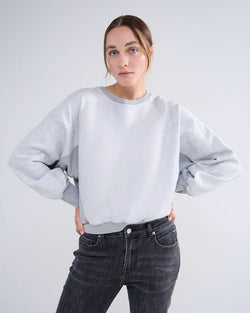 Summum METALLIC CREW-NECK SWEATSHIRTm