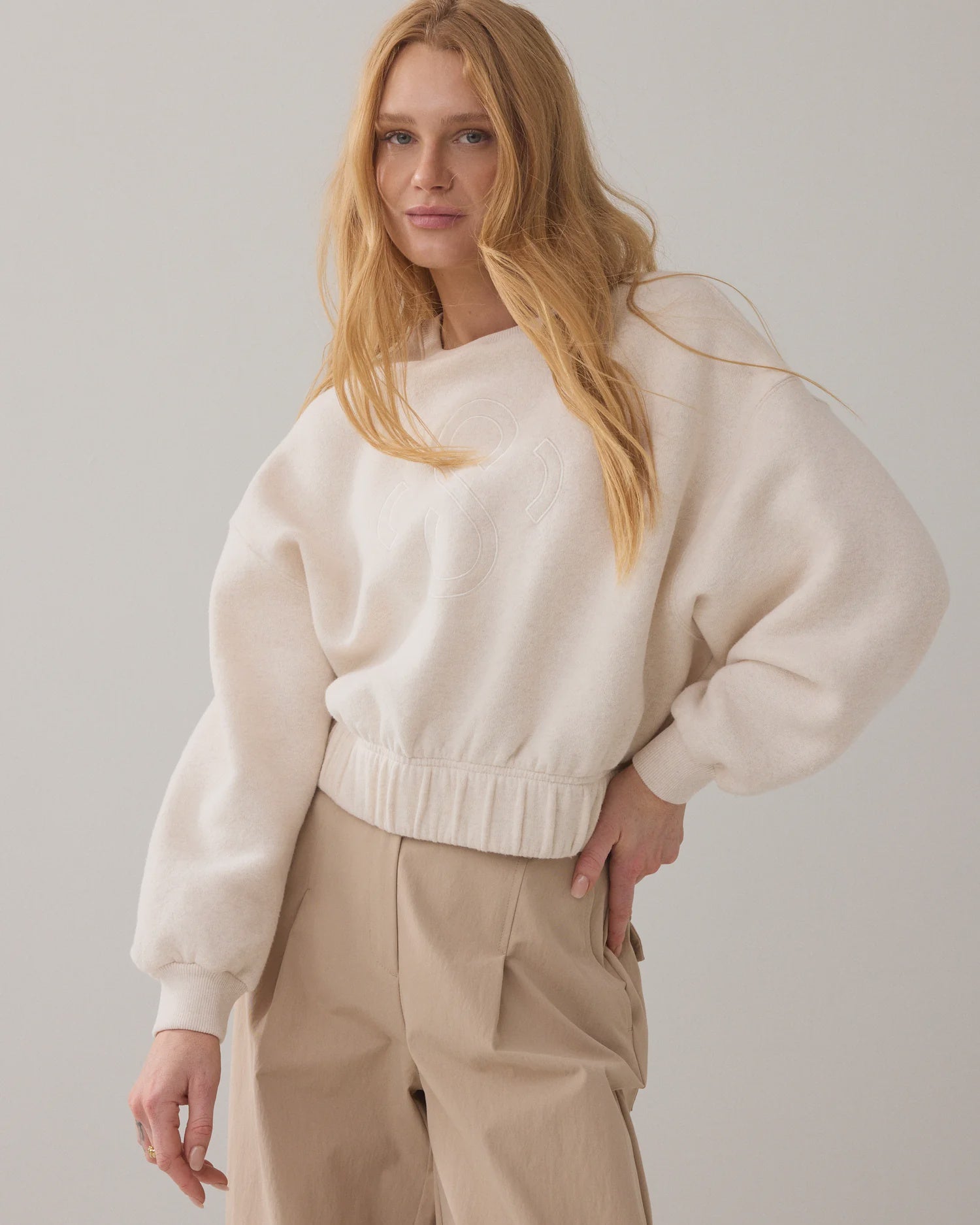 Summum Cropped boxy jumper