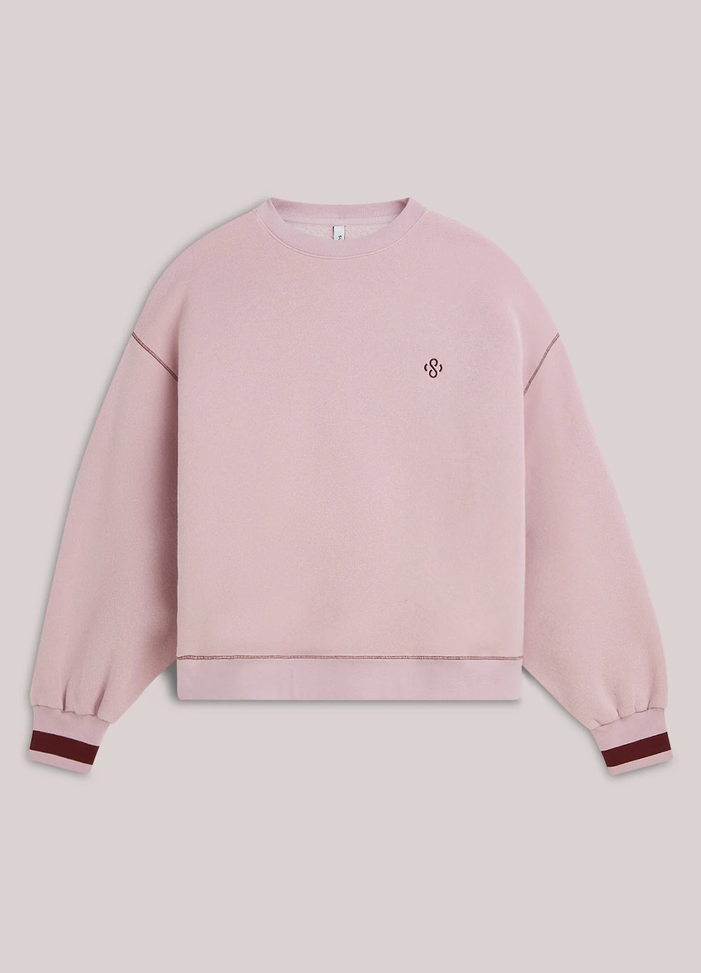 Summum Oversized contrast jumper