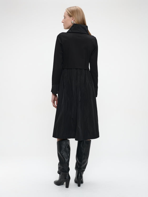 JANE LUSHKA Dress mix cotton taffeta Black
