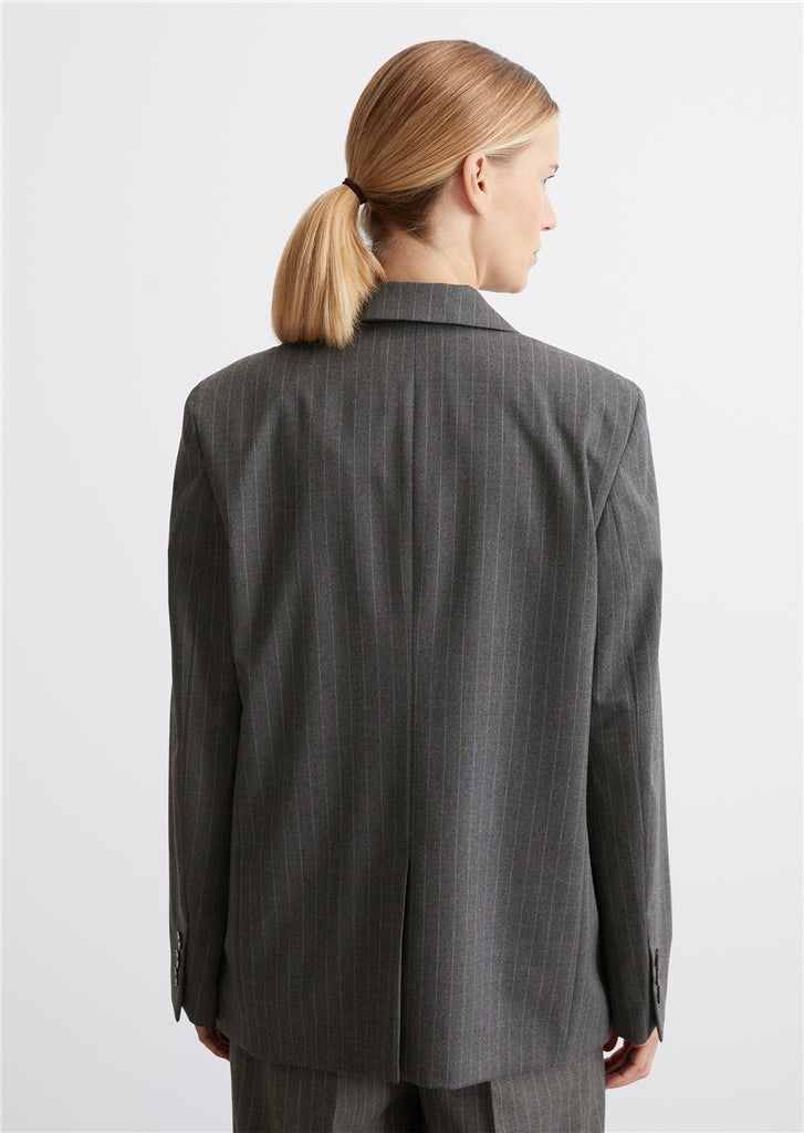 Marc O'Polo BOYFRIEND BLAZER RELAXED WITH PINSTRIPES