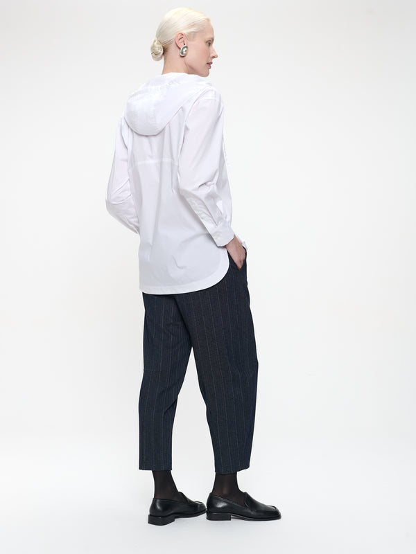 Jane Lushka Stasi Poplin Hooded Blouse