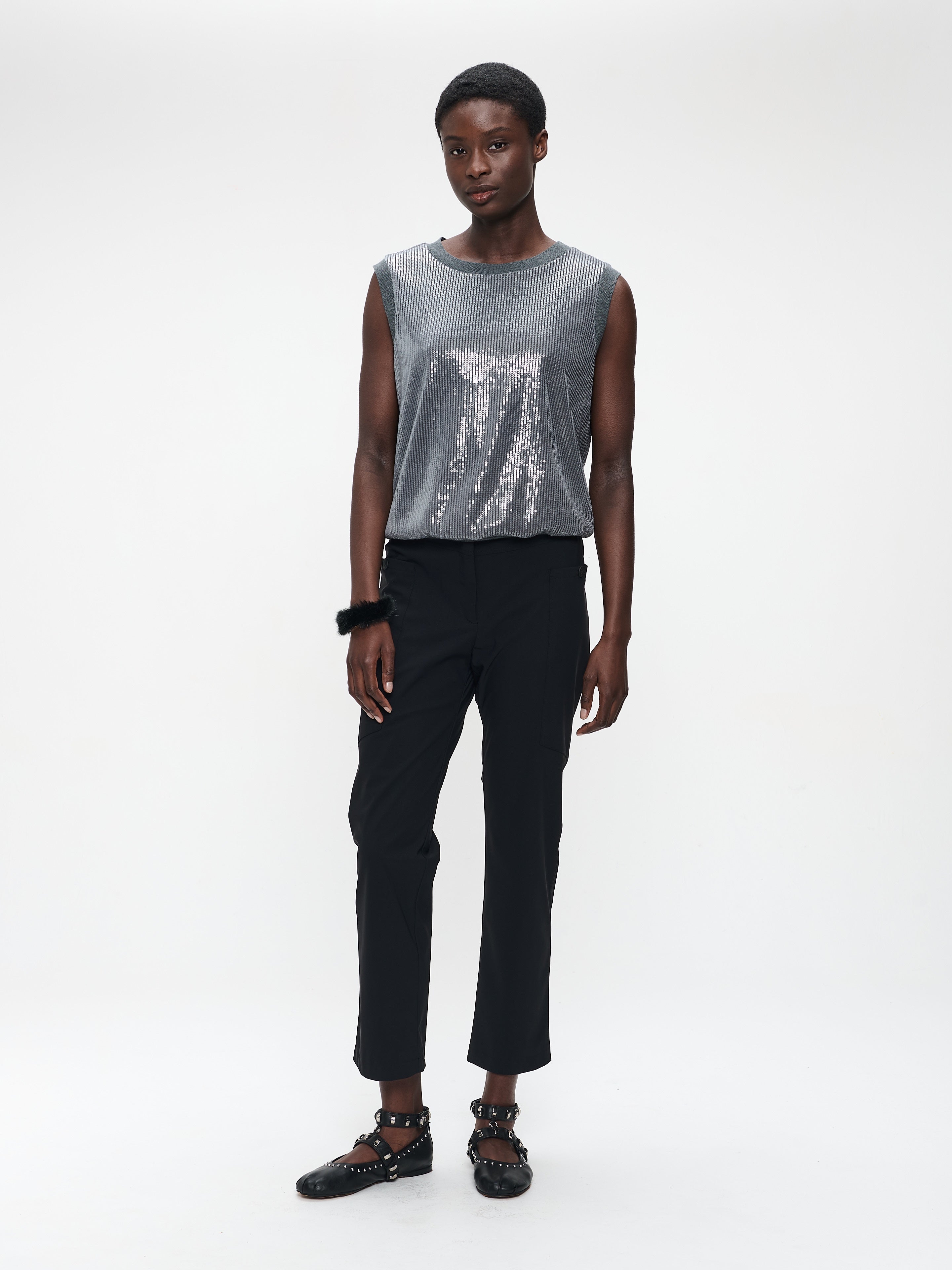 Jane Lushka Pallino sequins top
