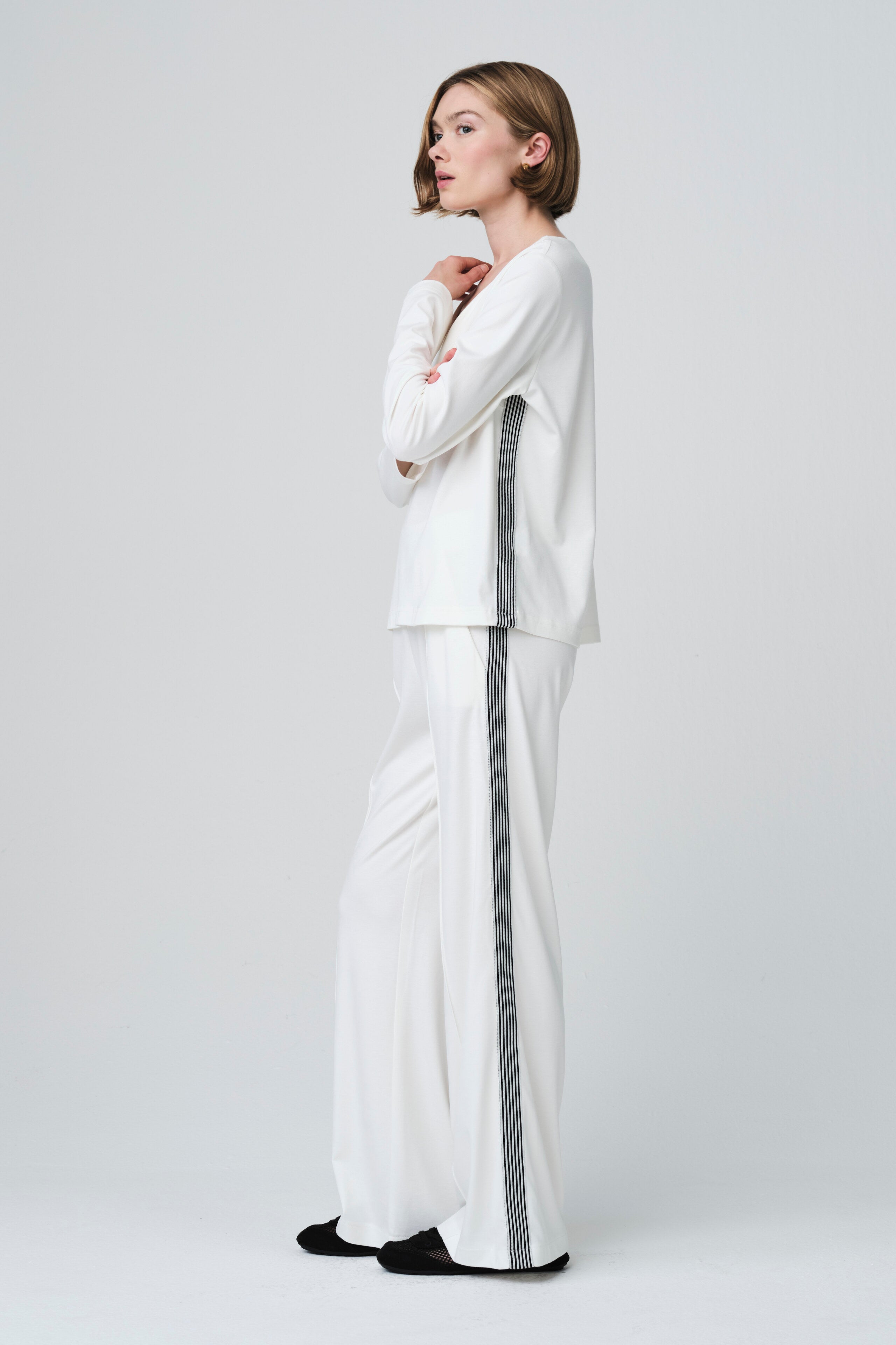 Jane Lushka Lucifero pants soft Punto Milano jersay