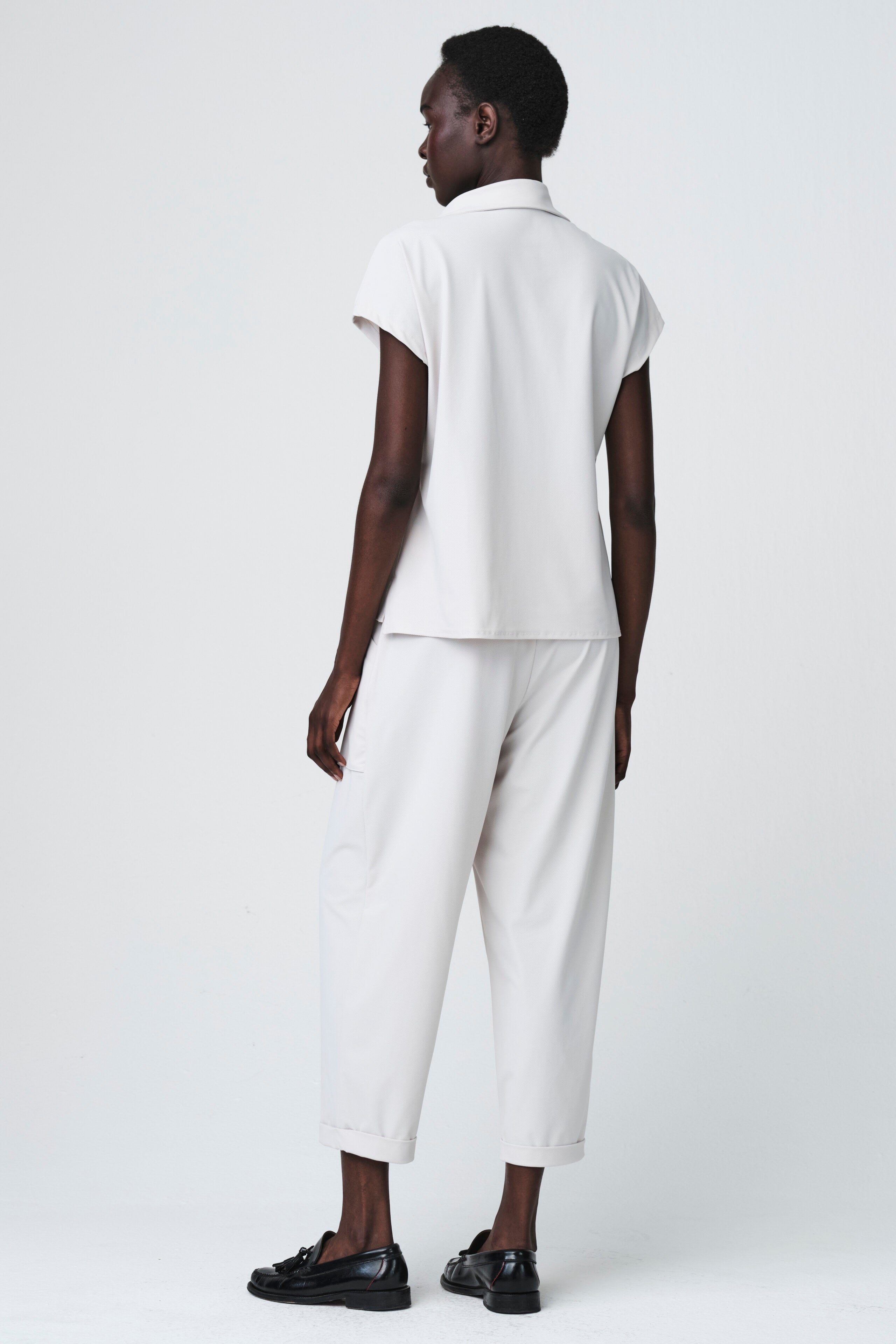 JANE LUSHKA Wilma structure tech jersay blouse