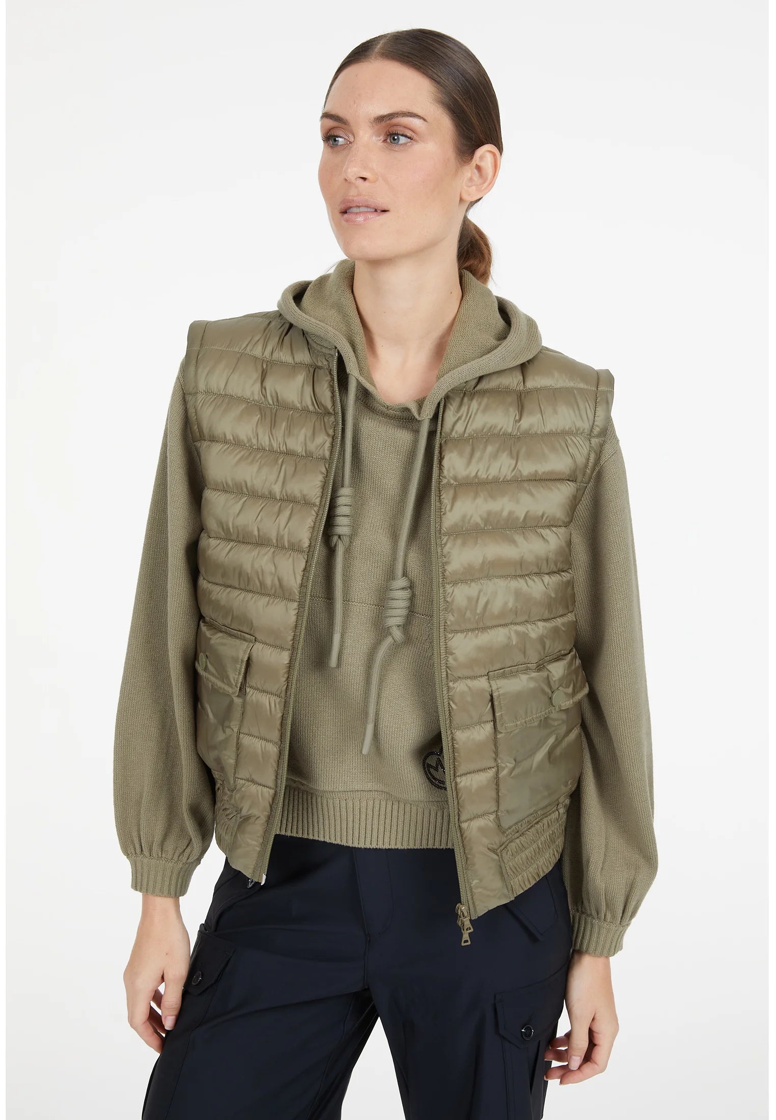 Marc Aurel Bomber jacket with detachable sleeves