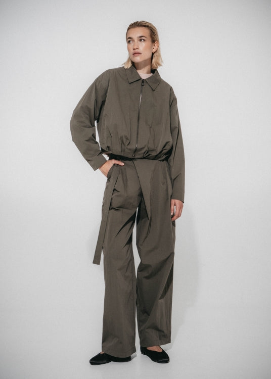 LUJE Blaze pleated bomber jacket
