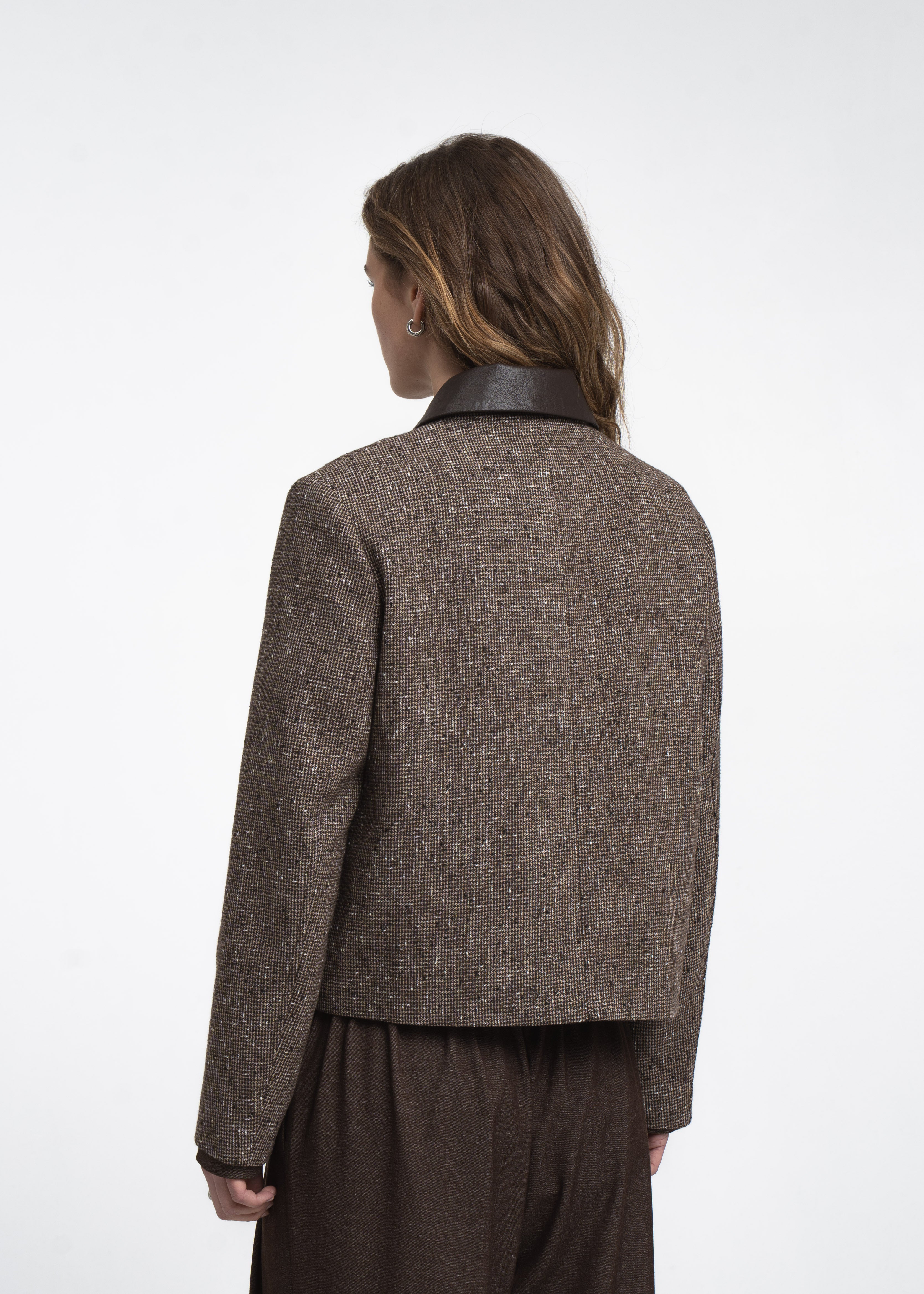 Jane Lushka Isolde wool blend pocket blazer