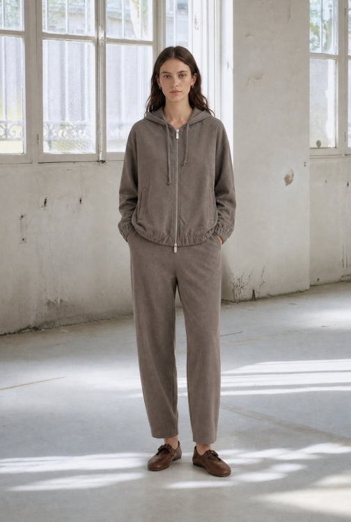 Jane Lushka Golia jeans hoodie bomber
