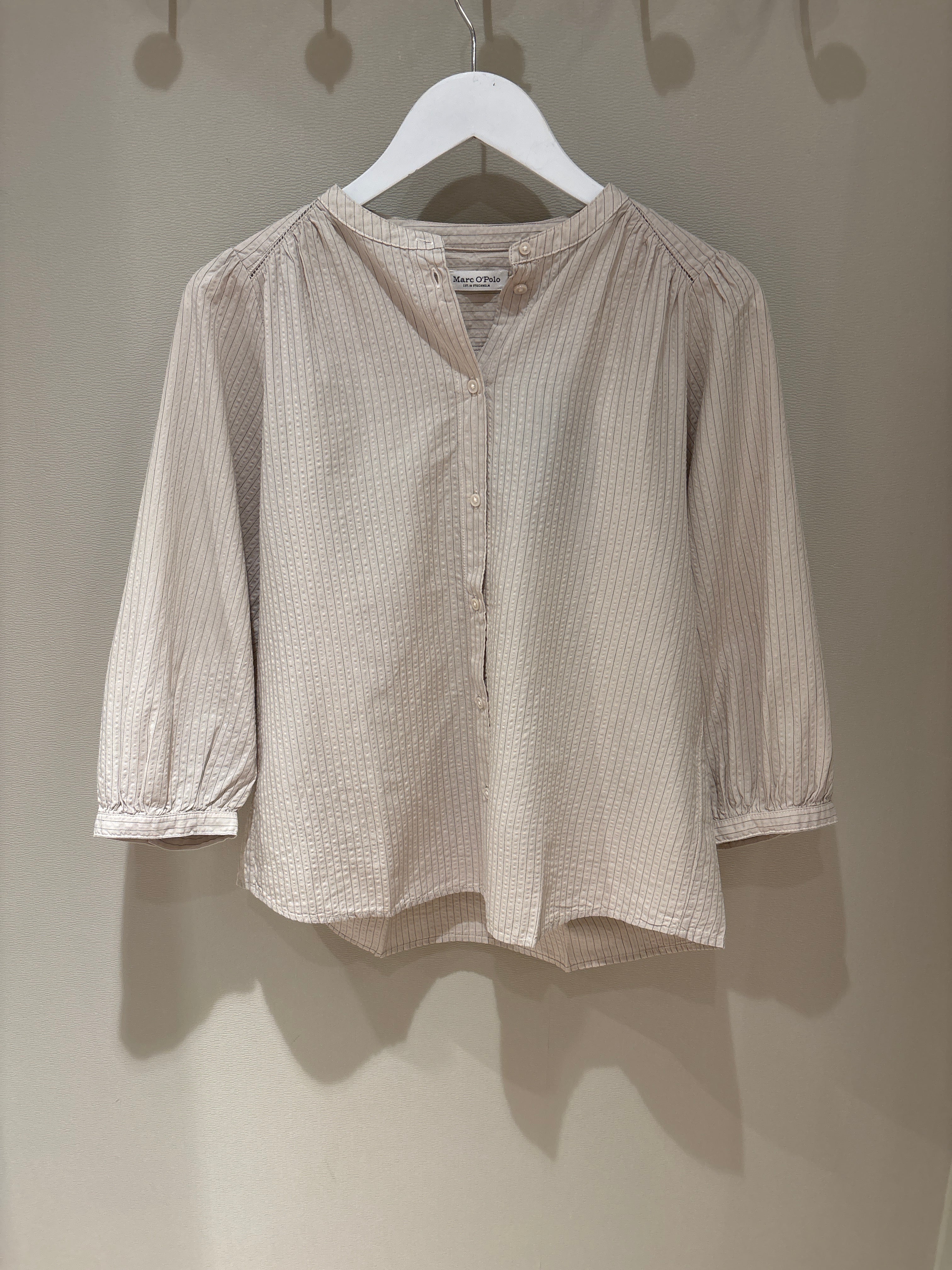 Marc O'Polo Striped blouse A-shape made from an organic cotton