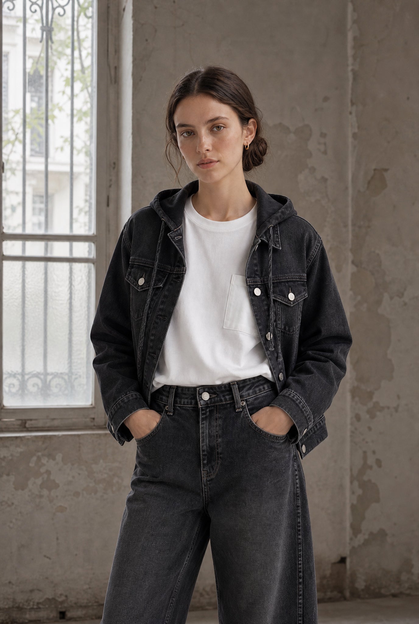 Jane Lushka Jessie faded hood jacket
