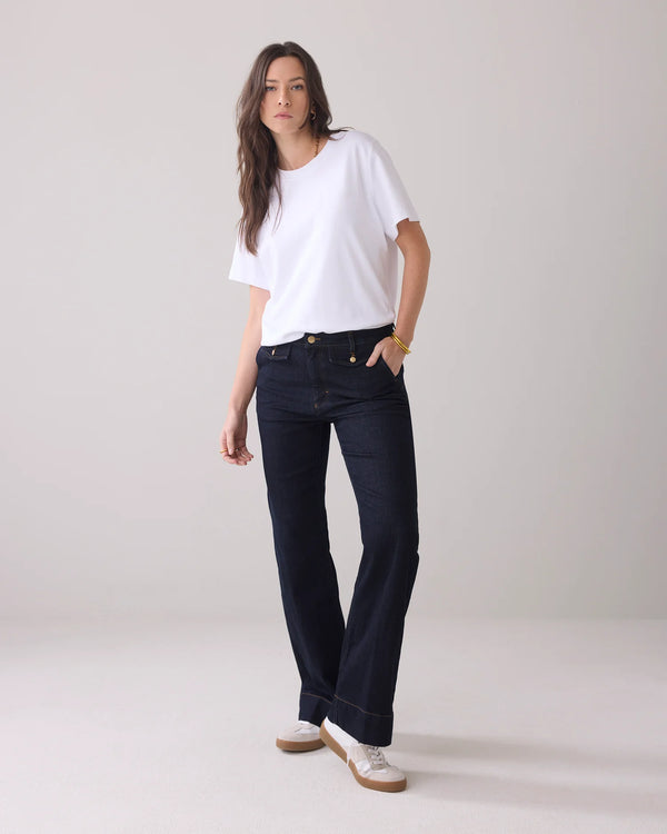 Summum Rinse-wash flared jeans