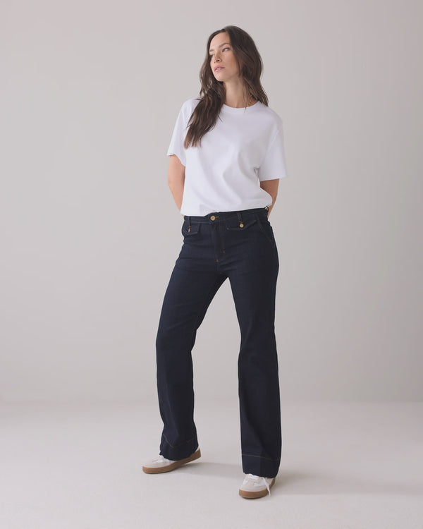 Summum Rinse-wash flared jeans