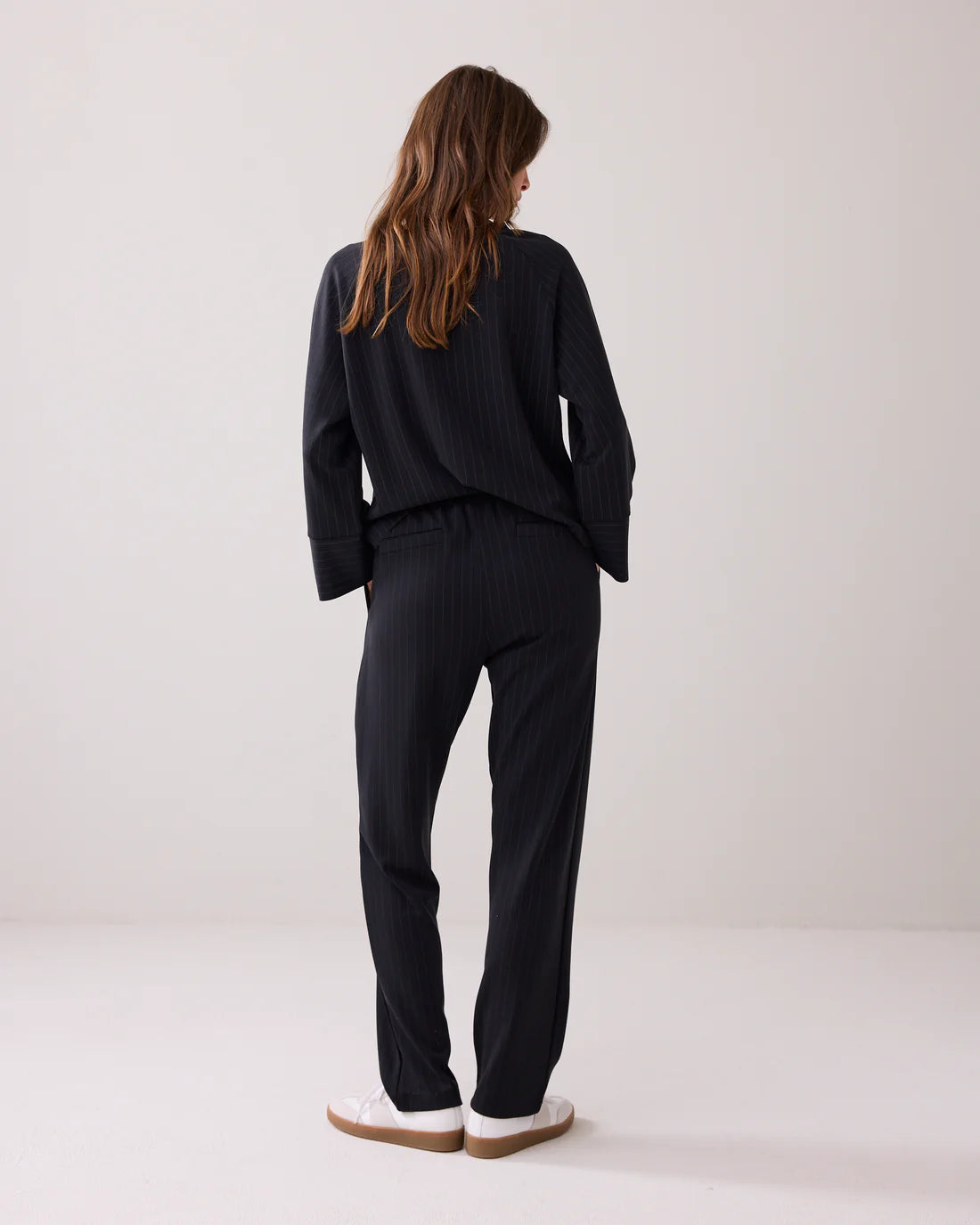Summum Sporty trousers with pinstripe