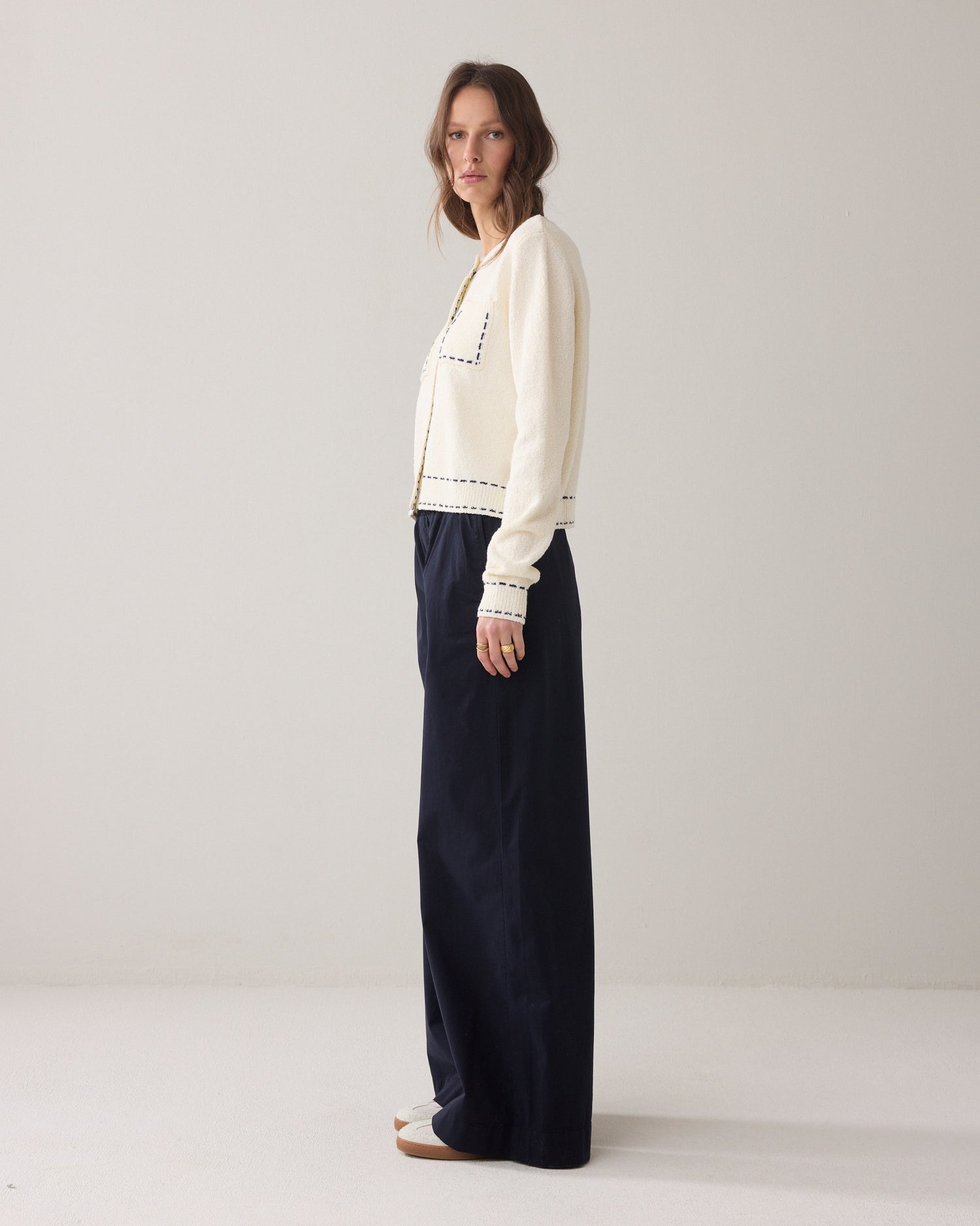 Summum Soft wide-leg trousers