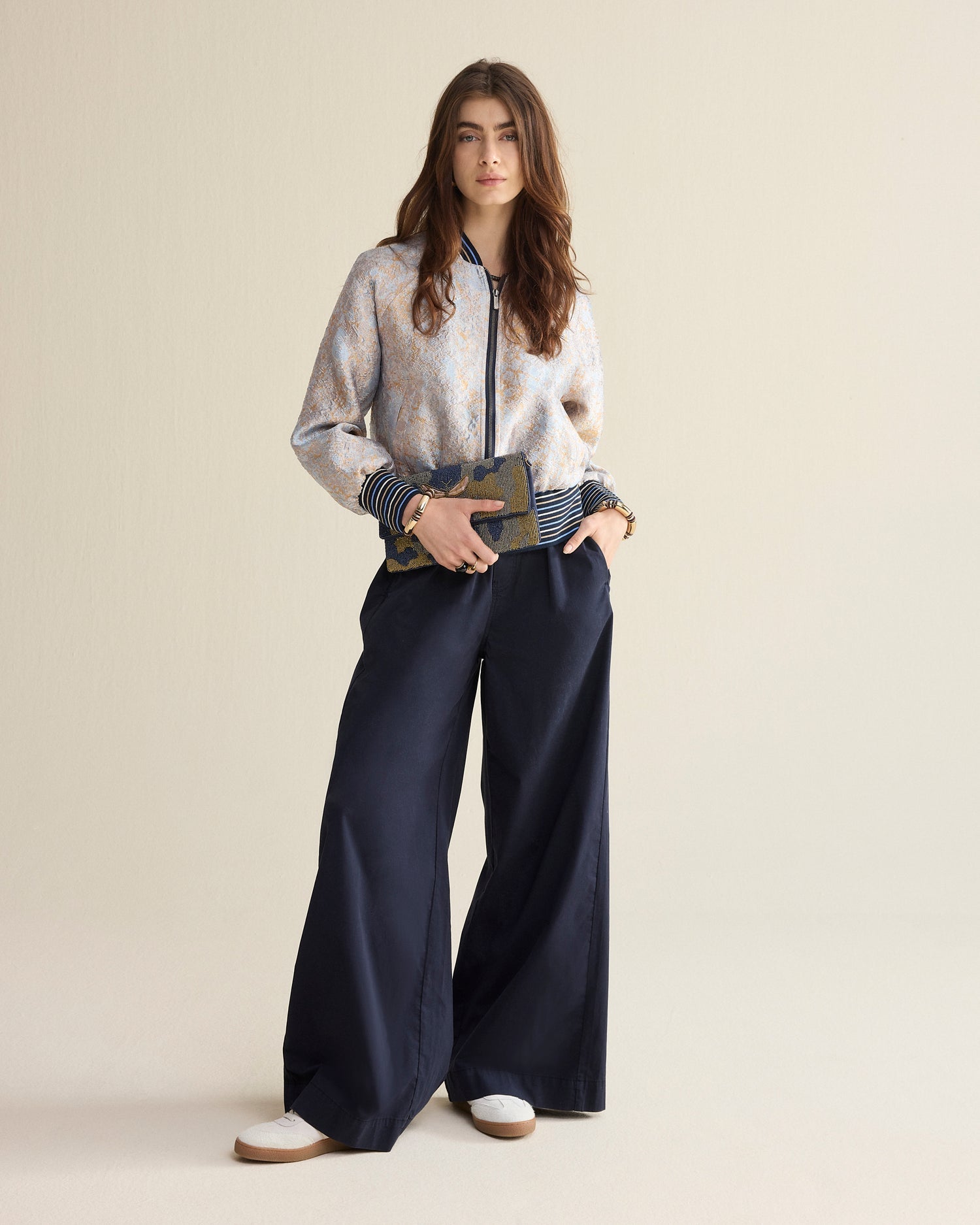 Summum Soft wide-leg trousers