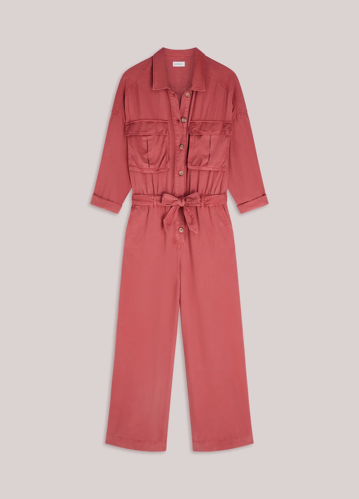 Summum OVERSIZED JUMPSUIT IN LYOCELL BLEND