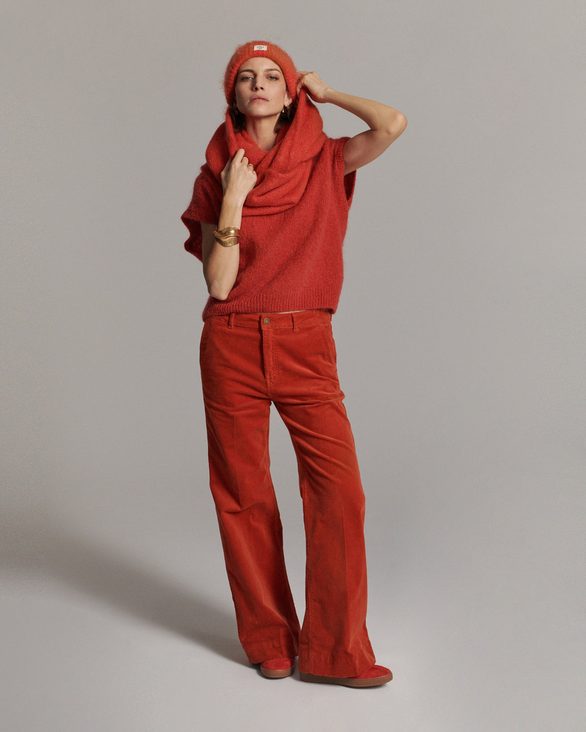 Summum Flare pant Light babycord