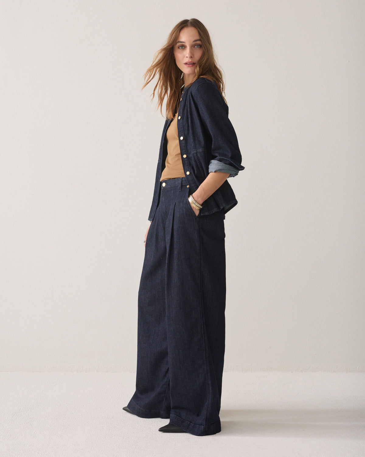 Summum Wide-leg jeans, rinse wash