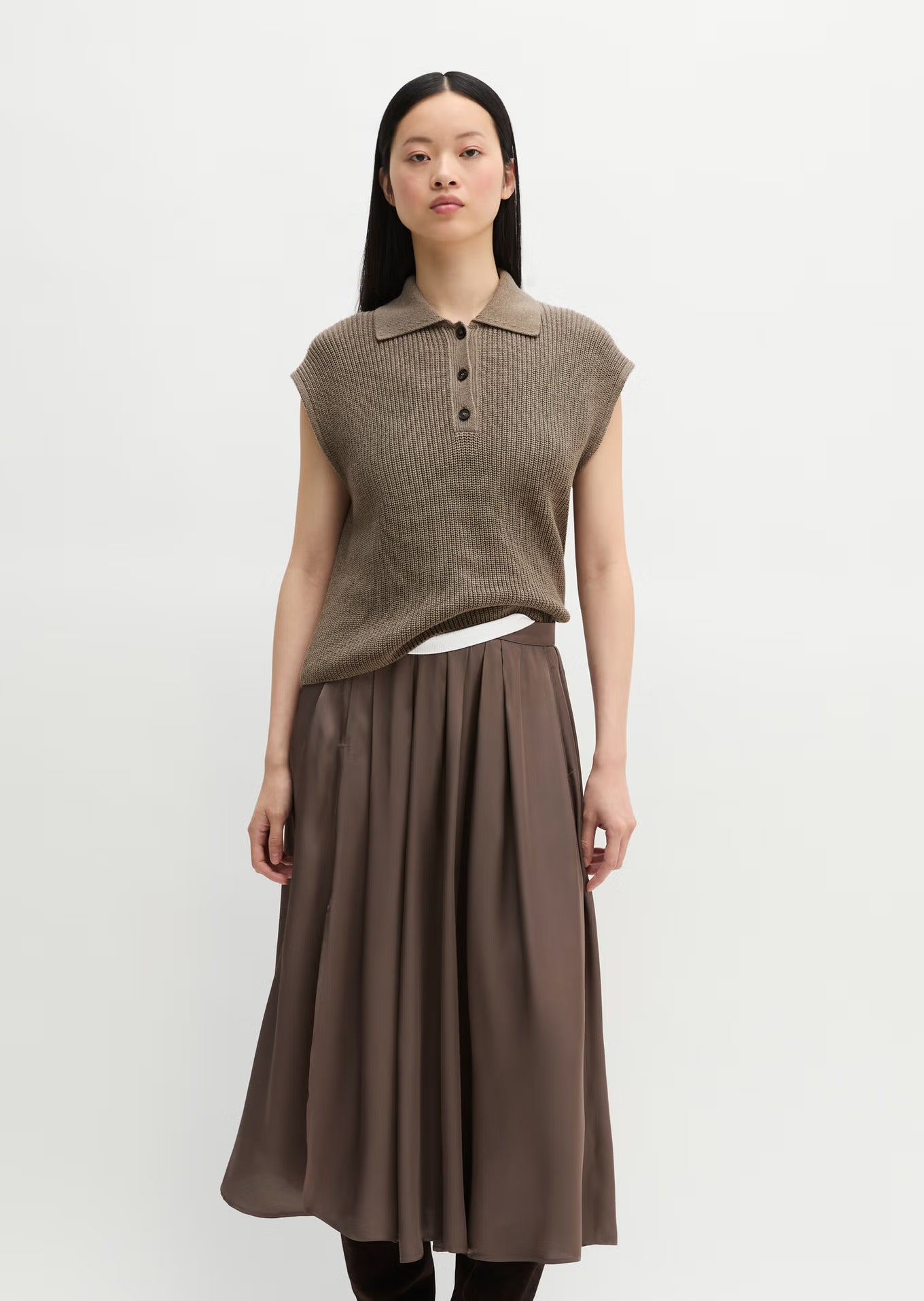 Marc O'Polo Relaxed knit polo shirt