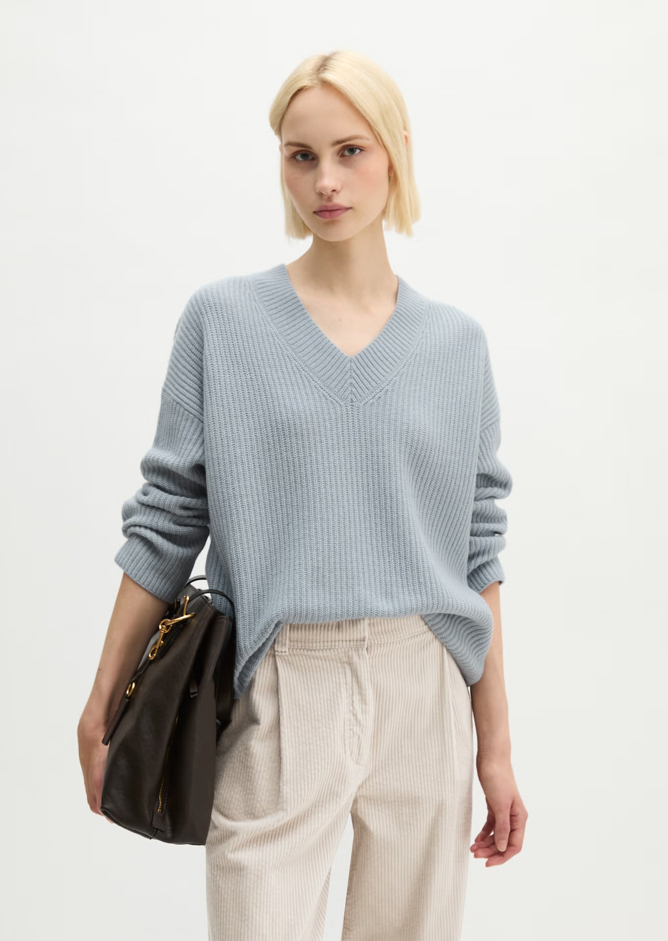 Marc O'Polo Loose-fitting V-neck knit sweater