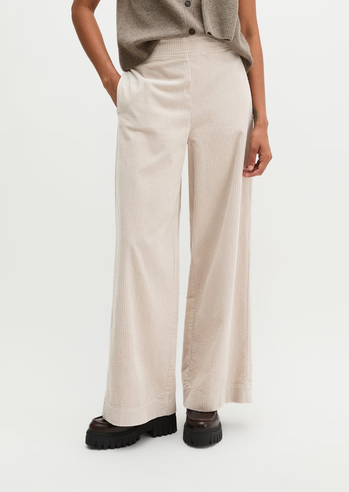 MARC O'POLO Pull-on pants wide