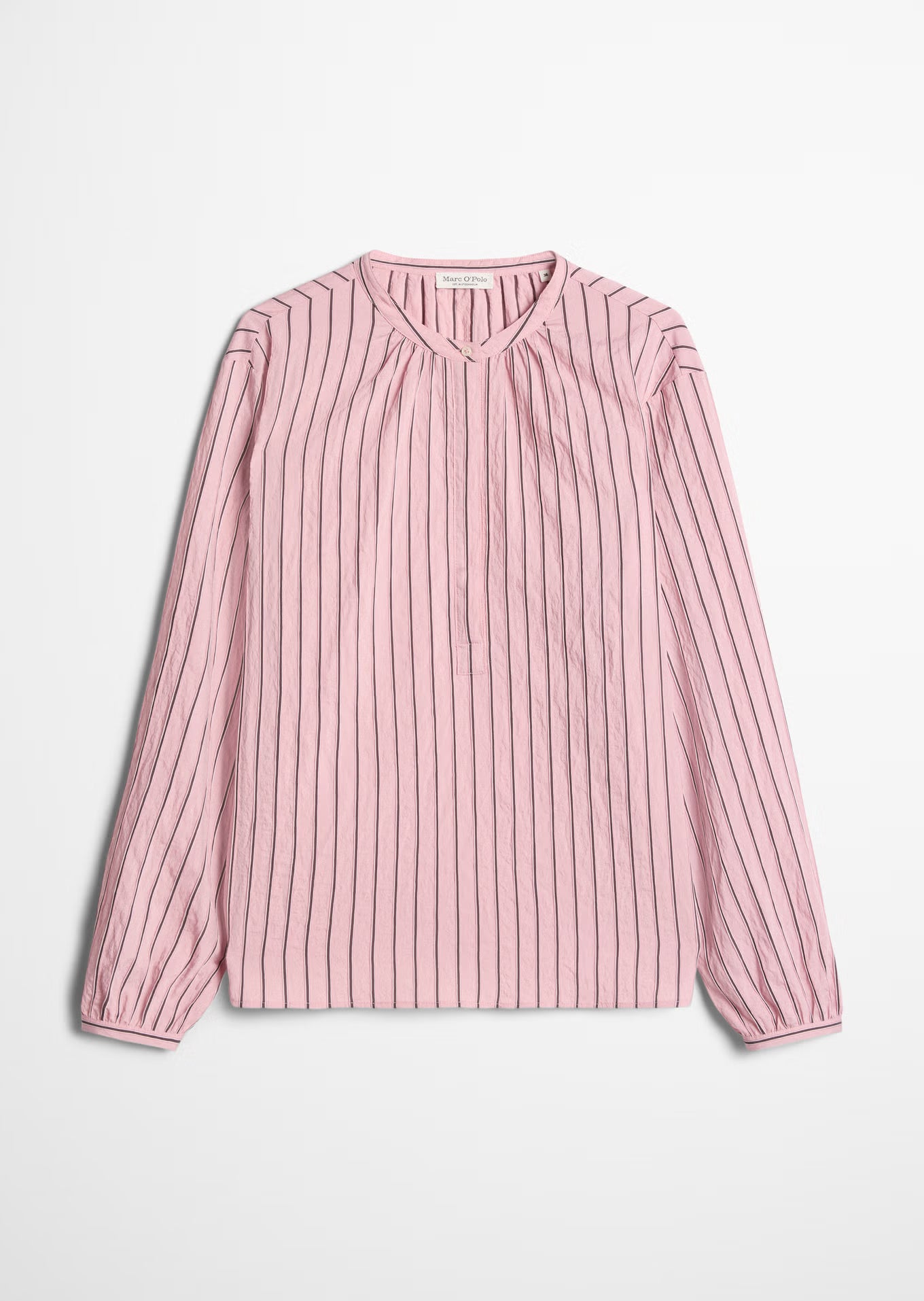 Marc O'Polo Regular-Fit Striped Blouse made from a modal blend