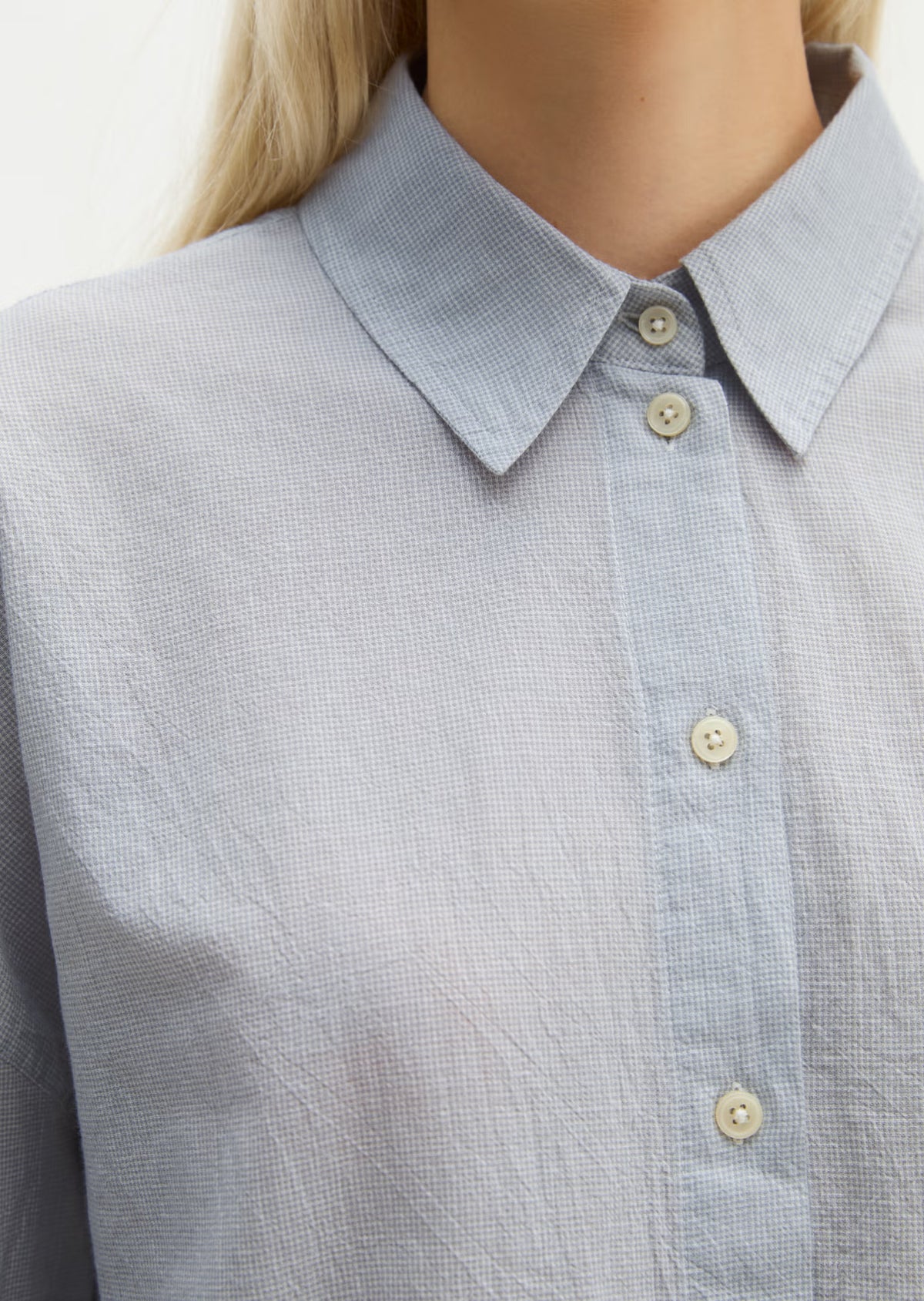 MARC O’POLO Oversized Seersucker Blouse