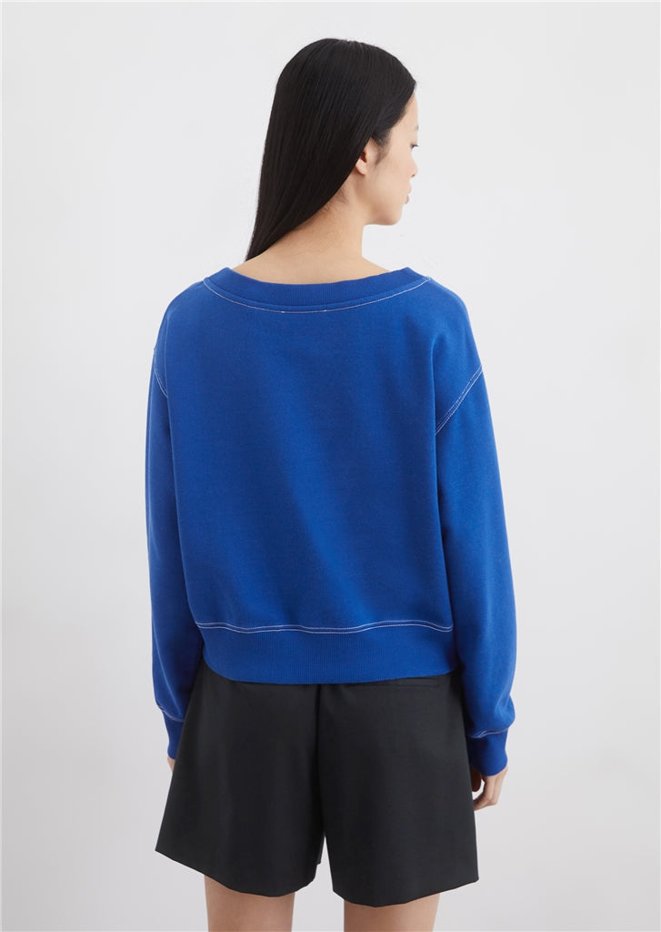 Marc O'Polo Crop sweatshirt relaxed made from organic cotton