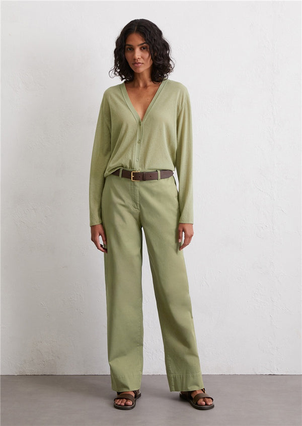 Marc O'Polo Fine knit cardigan slim made from an organic cotton mix