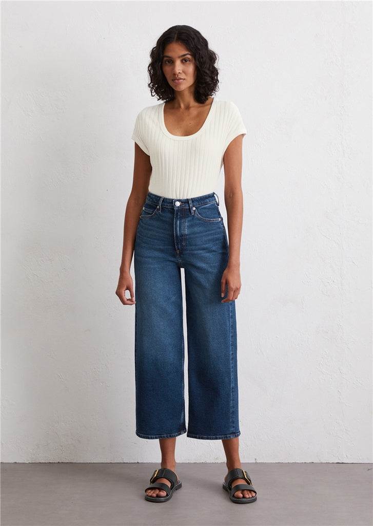 Marc O'Polo Jeans model Tolva wide made from organic cotton blend stretch