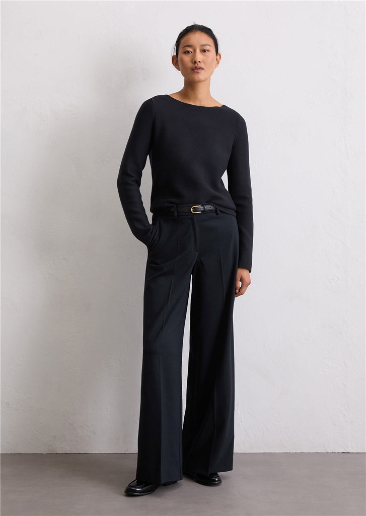 Marc O'Polo Sweater slim made from organic cotton